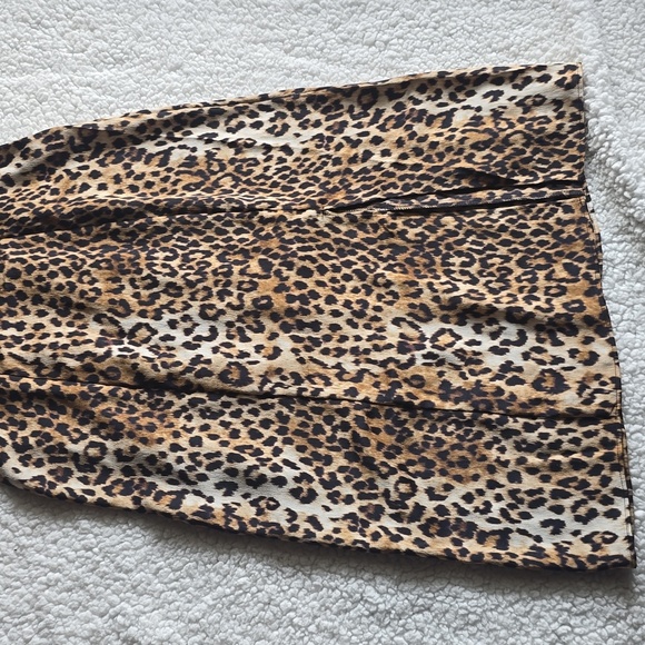 Express Cheeta Animal Print Midi Dress New - Picture 7 of 14